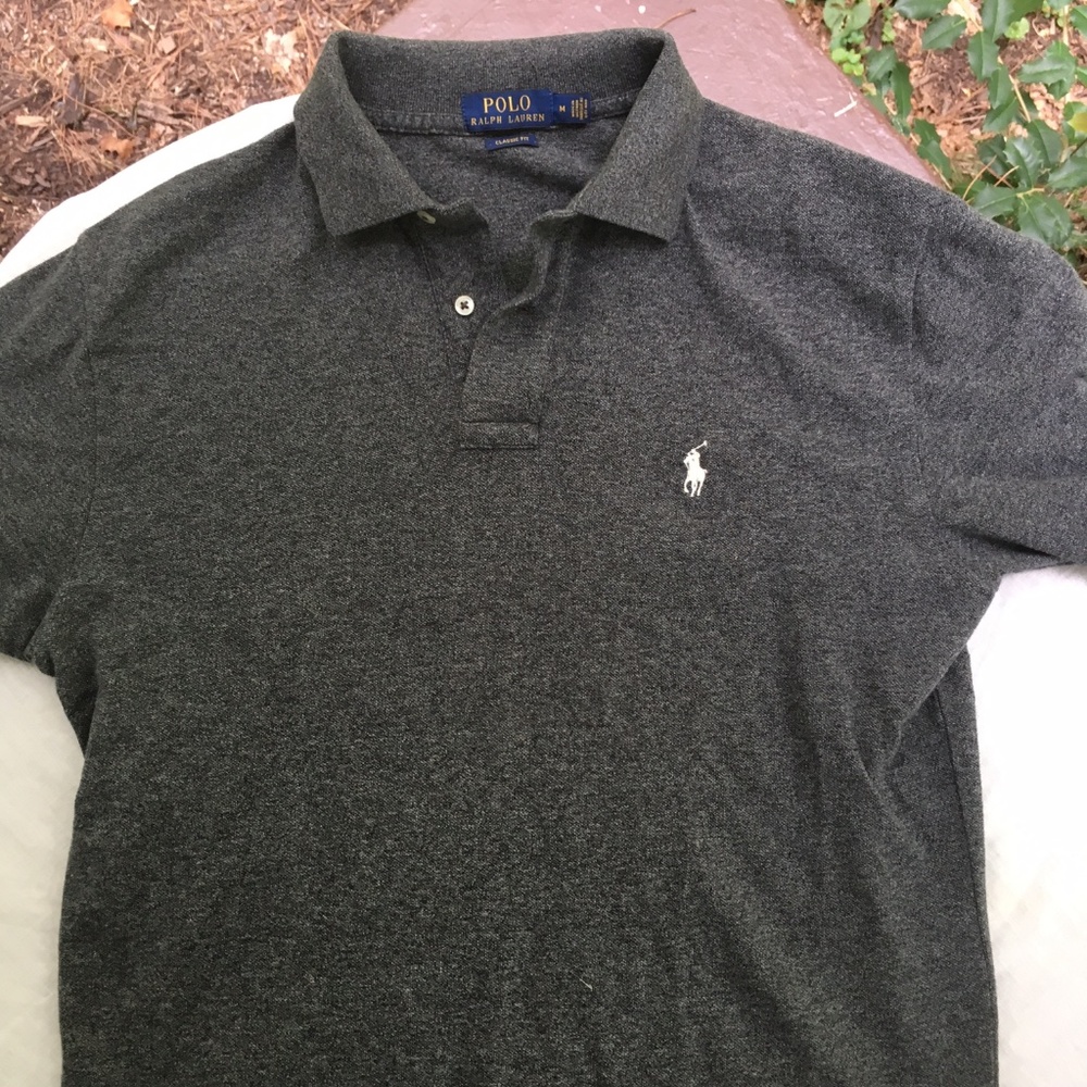 NWOT Heather Gray Polo